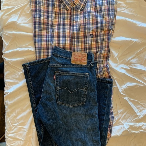 GEORGE STRAIT WRANGLER Cowboy Cut Button Up Shirt Light Green Blue White Large - Picture 5 of 5